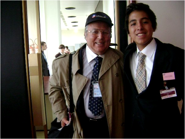 Robert Berg with Nicolas